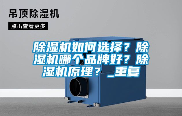 除濕機(jī)如何選擇？除濕機(jī)哪個(gè)品牌好？除濕機(jī)原理？_重復(fù)