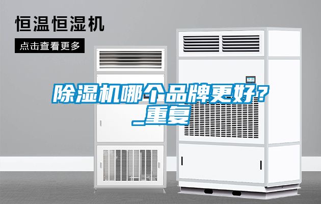 除濕機(jī)哪個(gè)品牌更好？_重復(fù)