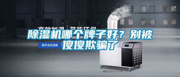 除濕機哪個牌子好？別被傻傻欺騙了
