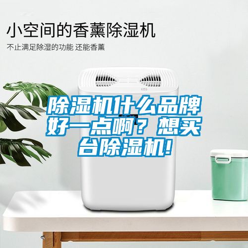 除濕機什么品牌好一點啊？想買臺除濕機!