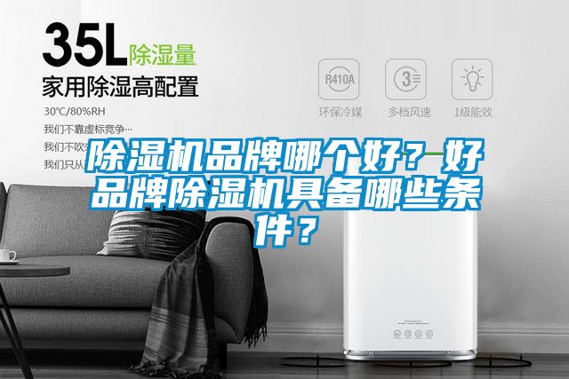 除濕機(jī)品牌哪個(gè)好？好品牌除濕機(jī)具備哪些條件？