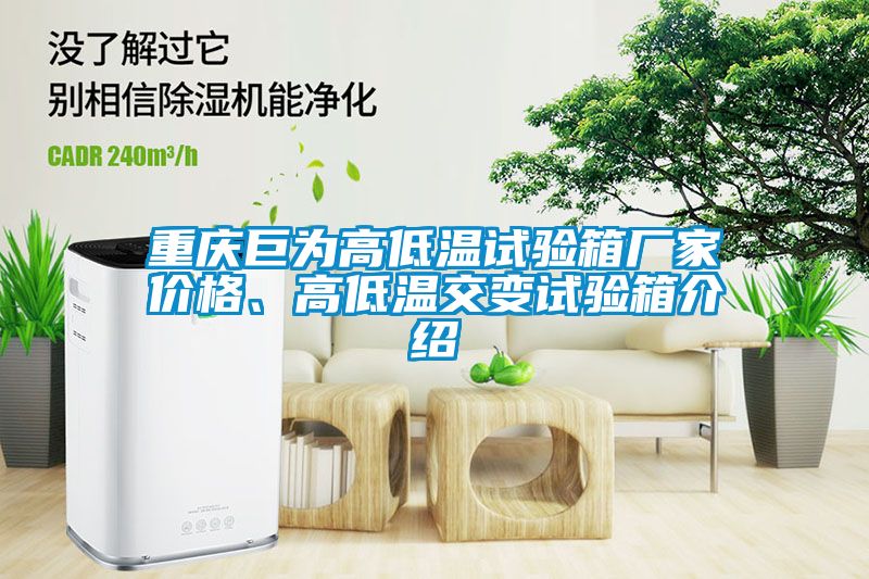 重慶巨為高低溫試驗箱廠家價格、高低溫交變試驗箱介紹