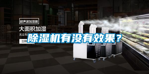 除濕機有沒有效果？