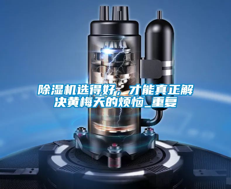 除濕機(jī)選得好，才能真正解決黃梅天的煩惱_重復(fù)