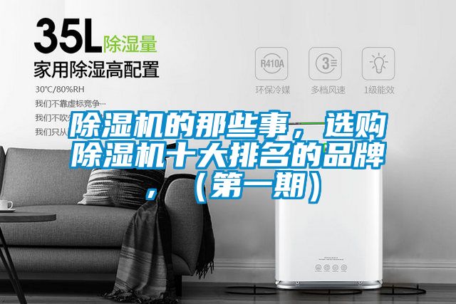 除濕機(jī)的那些事，選購(gòu)除濕機(jī)十大排名的品牌，（第一期）