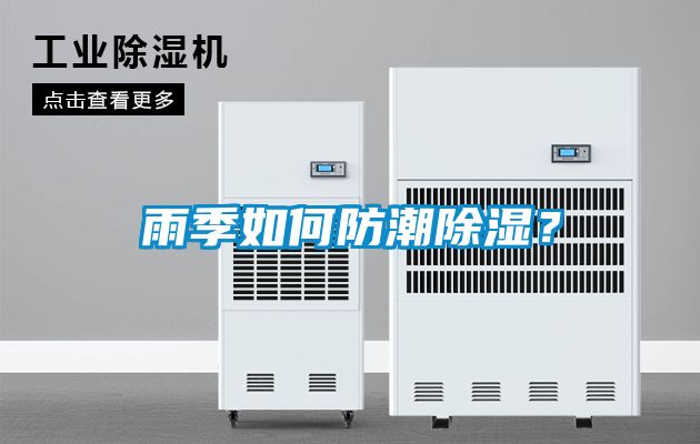 雨季如何防潮除濕？