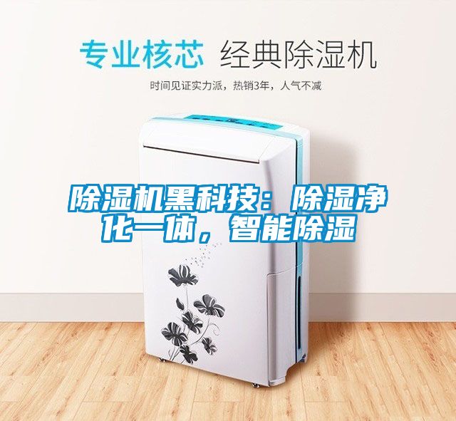 除濕機黑科技：除濕凈化一體，智能除濕