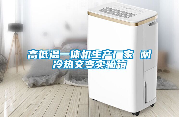 高低溫一體機生產(chǎn)廠家 耐冷熱交變實驗箱