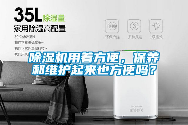 除濕機(jī)用著方便，保養(yǎng)和維護(hù)起來也方便嗎？