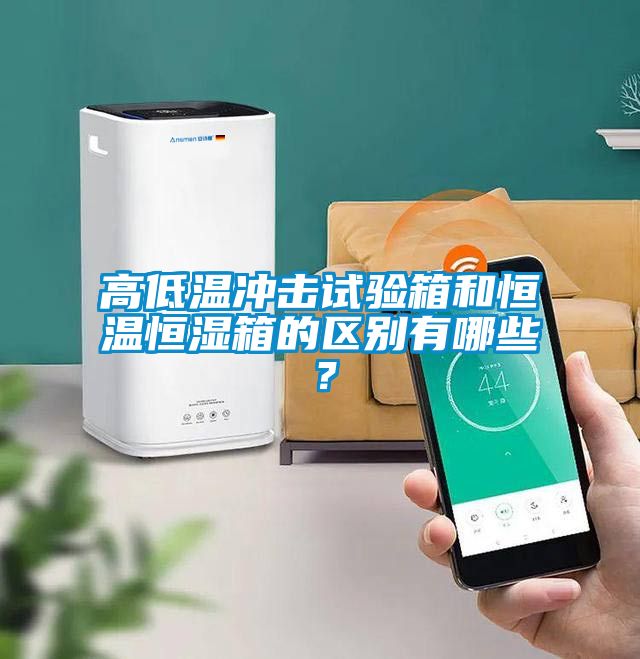 高低溫沖擊試驗箱和恒溫恒濕箱的區(qū)別有哪些？