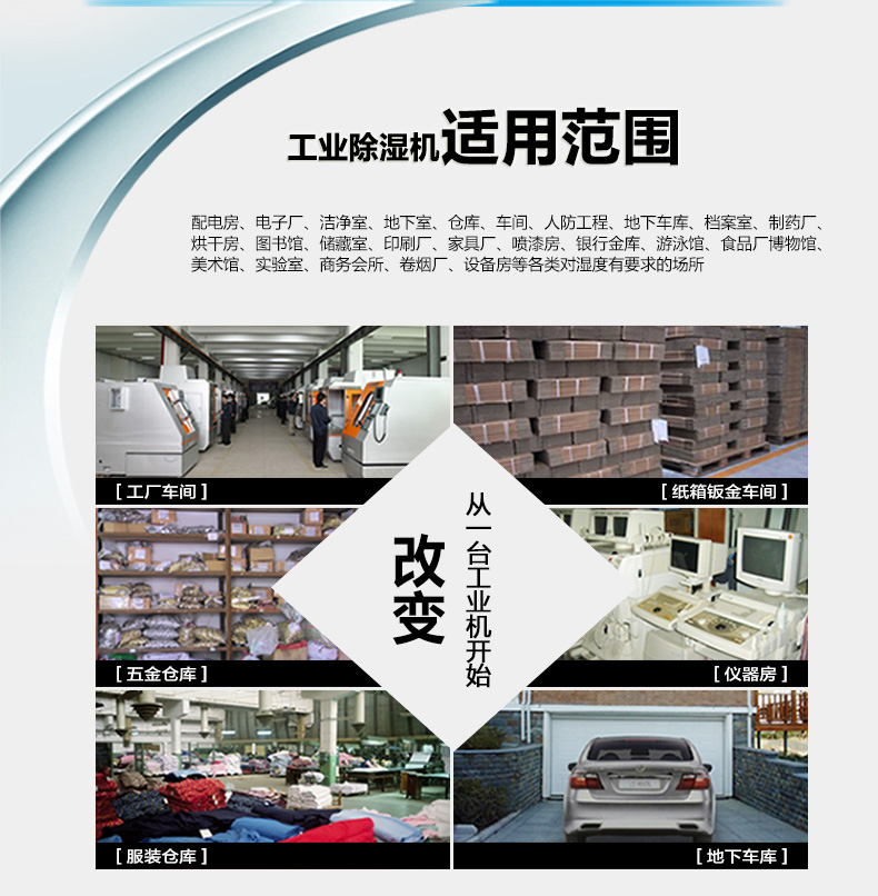 紡織廠房除濕應(yīng)該怎么做？工業(yè)廠房除濕機(jī)